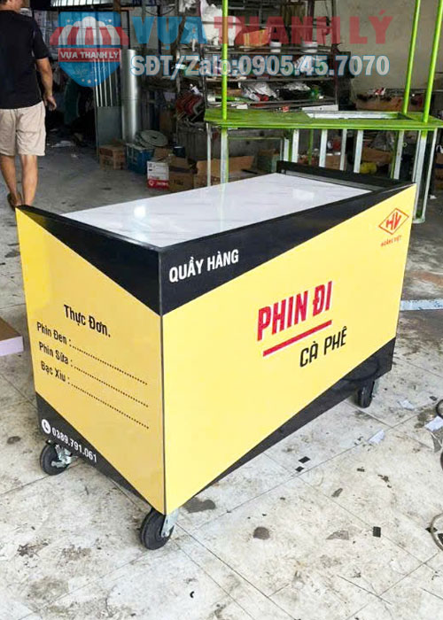 Quầy bán cafe mang đi 80CMx60CMx84CM