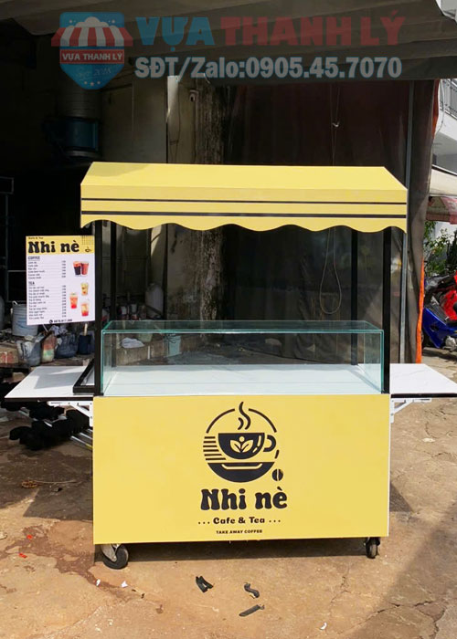 Tủ cafe cũ 1M4x60x1M95