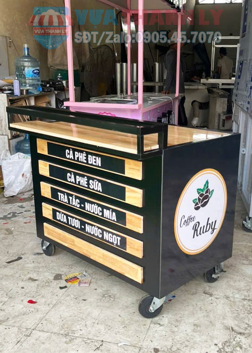 Tủ cafe giá rẻ 80x60x84CM