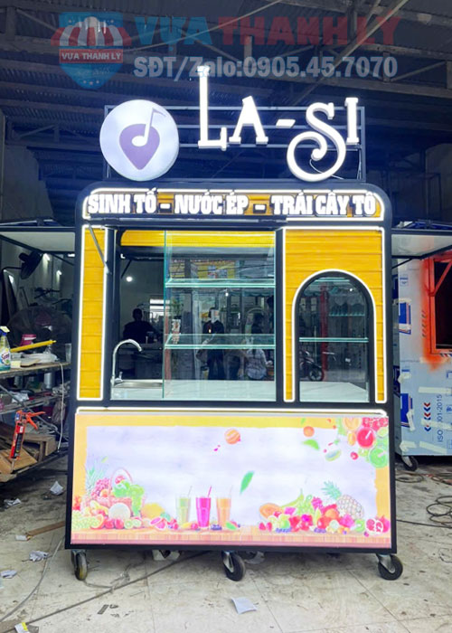 Xe bán nước giá rẻ 1M6x90x1M95