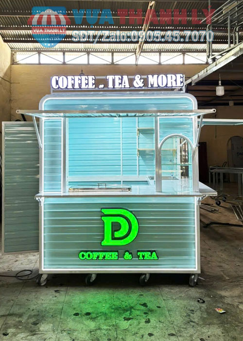 Kiot trà sữa cũ 1M8x1M6x2M15