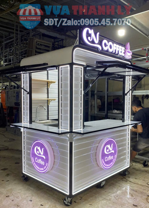 Kiot bán cà phê 1M6x1M2x2M15