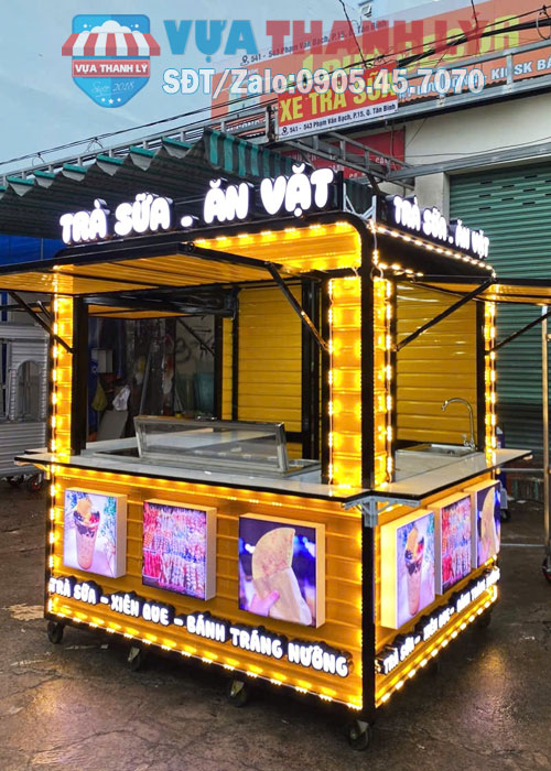 Kiot bán hàng lưu động 2Mx1M6x2M15