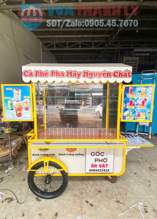 Thiết kế xe cafe take away 1M2x60x1M95