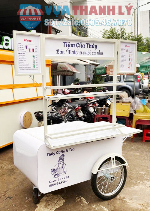 Thùng bán cafe dạo 1M2x60x1M6