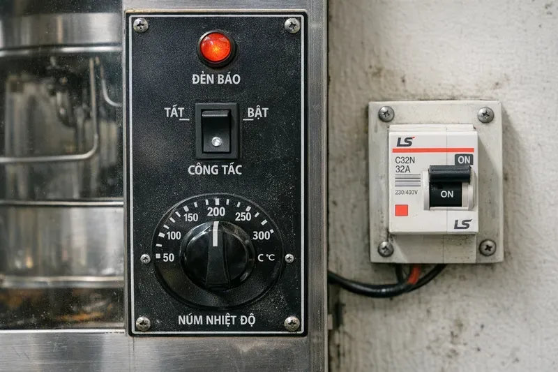 Công suất, nhiệt độ và chọn điện hay gas khi mua tủ vịt quay đã qua sử dụng