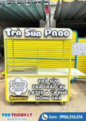 Giá xe trà sữa cũ 1M6x60x1M95