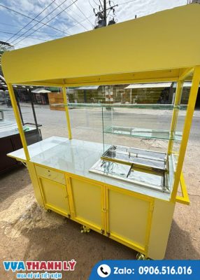 Giá xe trà sữa cũ 1M6x60x1M95