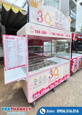 Giá xe trà sữa cũ 1M8x80x1M95