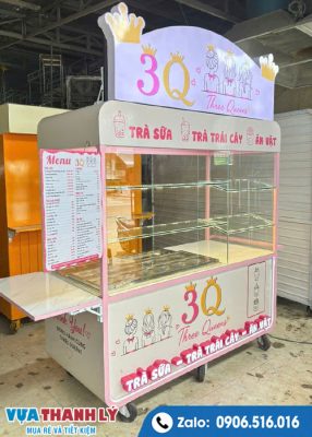 Giá xe trà sữa cũ 1M8x80x1M95