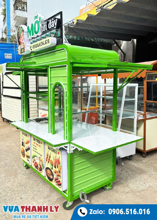 Tủ bán đồ ăn thanh lý 1M4x70x1M95