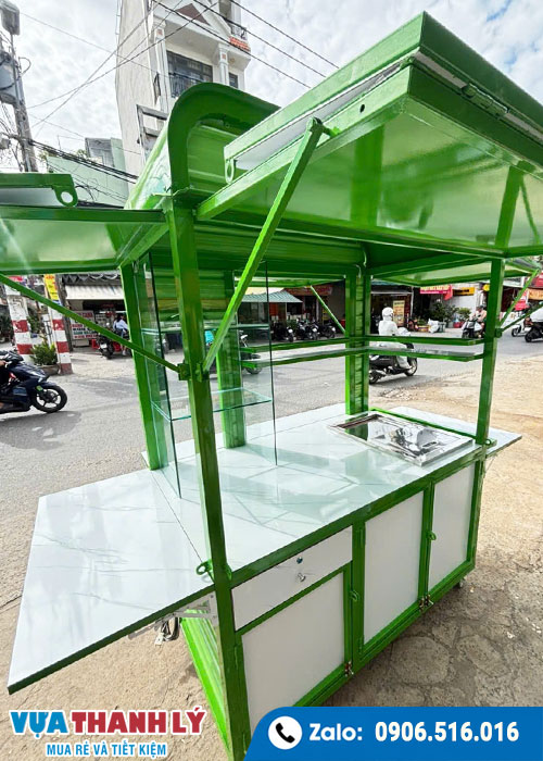 Tủ bán đồ ăn thanh lý 1M4x70x1M95