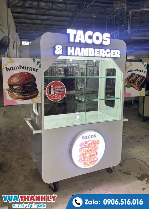 Tủ bánh tacos 1M2x60x1M95
