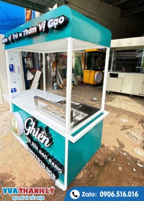 Xe bán trà đậm vị 1M4x60x1M95