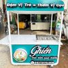Xe bán trà đậm vị 1M4x60x1M95