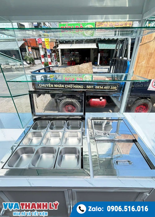 Xe trà sữa cũ 1M6x80x1M95