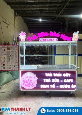 Xe trà sữa cũ giá rẻ 1M6x80x1M95