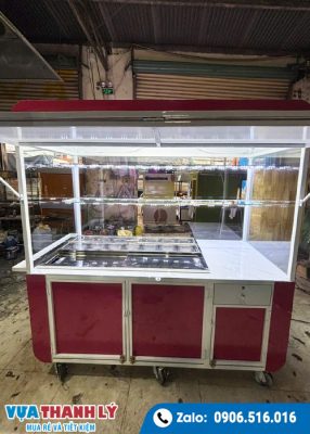 Xe trà sữa cũ giá rẻ 1M6x80x1M95