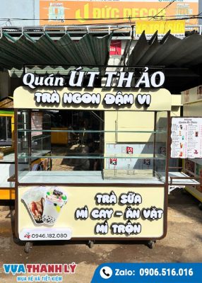 Xe trà sữa cũ tphcm 1M8x60x1M95