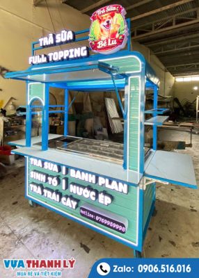 Xe trà sữa Full Topping 1M6x70x1M95