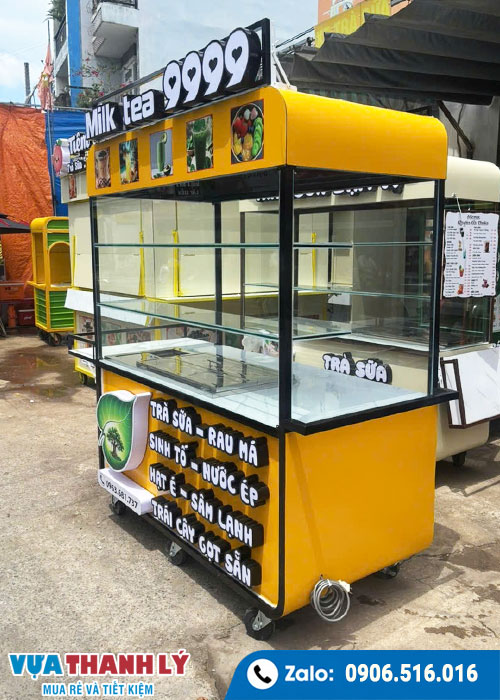 Xe trà sữa thanh lý 1M6x80x1M95