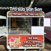 Xe trà sữa thanh lý giá rẻ 1M8x70x1M95